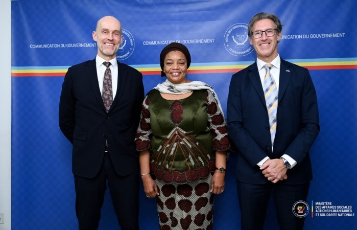 Kinshasa et Stockholm renforcent leur coopération stratégique humanitaire !